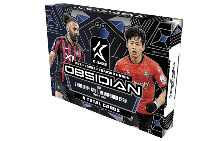 Product image for - 2026 Panini Obsidian K League Soccer Trading Card Box (Hobby)