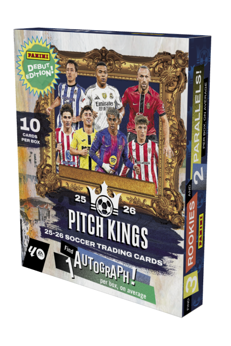 Product image for - 2025-26 Panini Pitch Kings Soccer Trading Card Box (Hobby International)