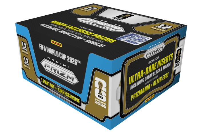 Product image for - 1st off the Line 2026 Panini Prizm FIFA World Cup 2026™ Trading Card Box