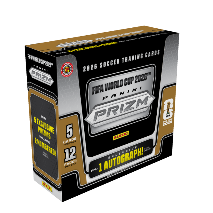 Product image for - 2026 Panini Prizm FIFA World Cup 2026™ Trading Card Box (Hobby International)
