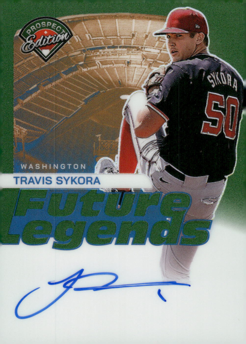 Product image for - Travis Sykora - 2024 Prospect Edition Future Legends Signatures Green