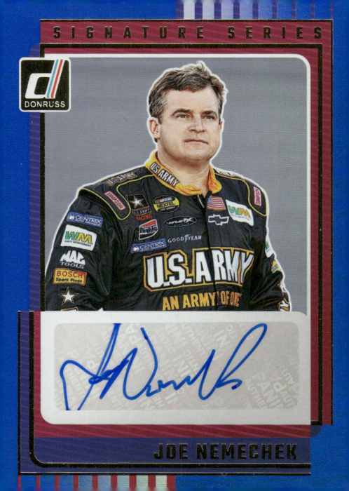 Product image for - Joe Nemechek - 2025 Donruss Signatures Series Blue Ice