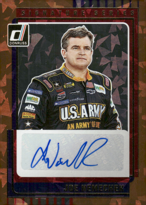 Product image for - Joe Nemechek - 2025 Donruss Signatures Series Orange Ice