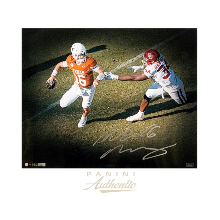 Product image for - Arch Manning Autographed 16x20 "Red River Rivalry" Photograph ~Limited Edition t