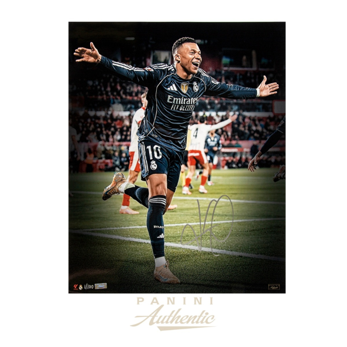 Product image for - Kylian Mbappe Autographed 16x20 "Goal Scorer" Photograph ~Limited Edition to 100