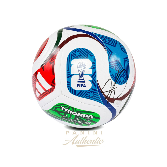 Product image for - Kylian Mbappe Autographed 2026 FIFA World Cup™ Official Replica Training Soccer