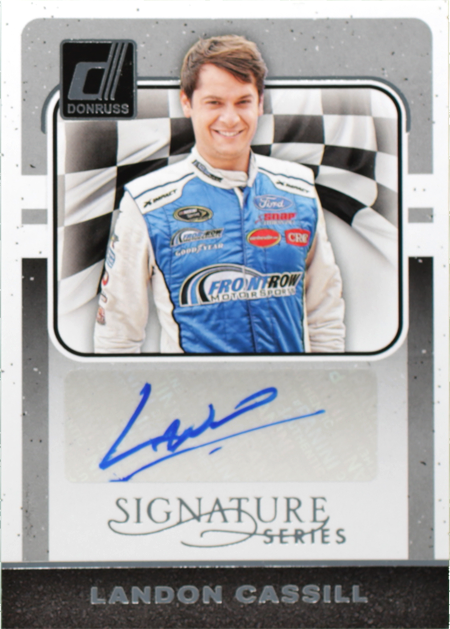 Product image for - Landon Cassill-Base Brand Donruss-Signature Series