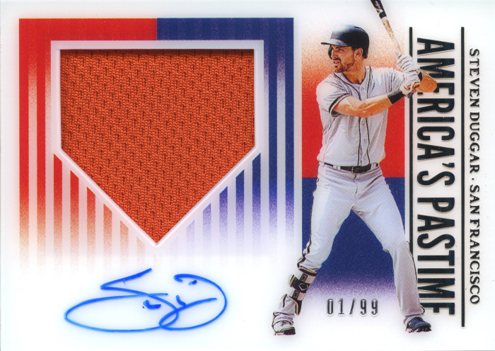 Product image for - Steven Duggar - 2019 Chronicles Americas Pastime Material Signatures