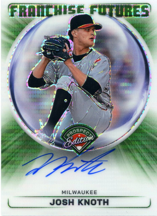 Product image for - Josh Knoth - 2024 Prospect Edition Franchise Futures Signatures Green Pulsar