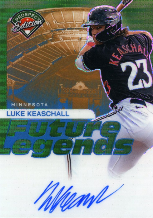 Product image for - Luke Keaschall - 2024 Prospect Edition Future Legends Signatures Green Pulsar
