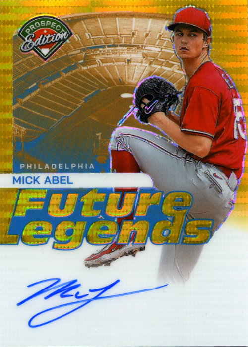 Product image for - Mick Abel - 2024 Prospect Edition Future Legends Signatures Gold Pulsar