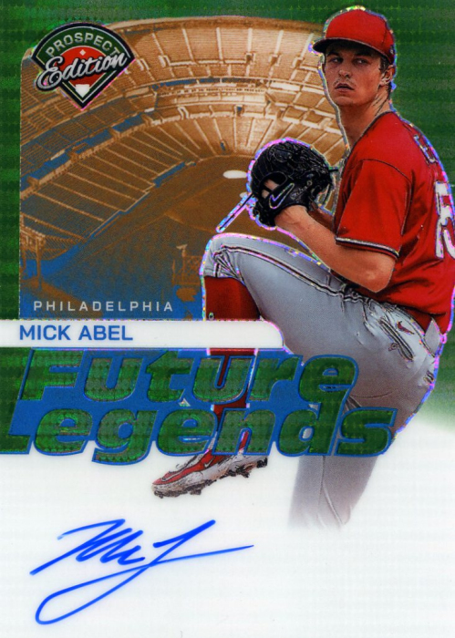 Product image for - Mick Abel - 2024 Prospect Edition Future Legends Signatures Green Pulsar