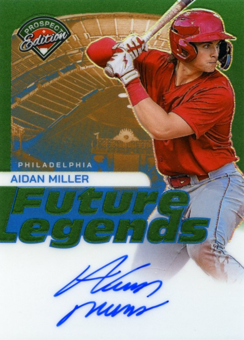 Product image for - Aidan Miller - 2024 Prospect Edition Future Legends Signatures Green