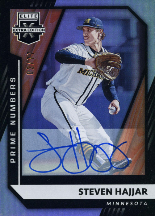 Product image for - Steven Hajjar - 2021 Elite Extra Edition Prime Numbers Signatures B