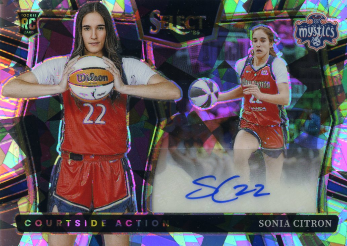 Product image for - Sonia Citron - 2025 WNBA Select Courtside Action Signatures Ice Prizms