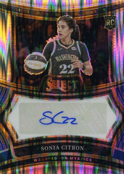Product image for - Sonia Citron - 2025 WNBA Select Signatures Flash Prizms