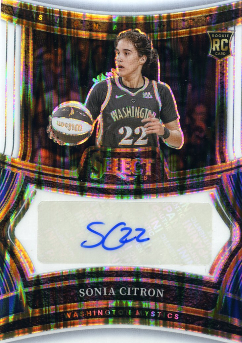 Product image for - Sonia Citron - 2025 WNBA Select Signatures White Ice Prizms