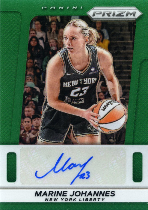 Product image for - Mariane Johannes - 2025 WNBA Prizms Throwback Signatures Prizms Green