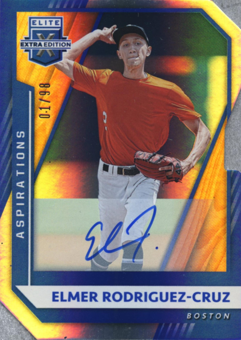 Product image for - Elmer Rodriguez-Cruz - 2021 Elite Extra Aspirations Die-Cut Signatures