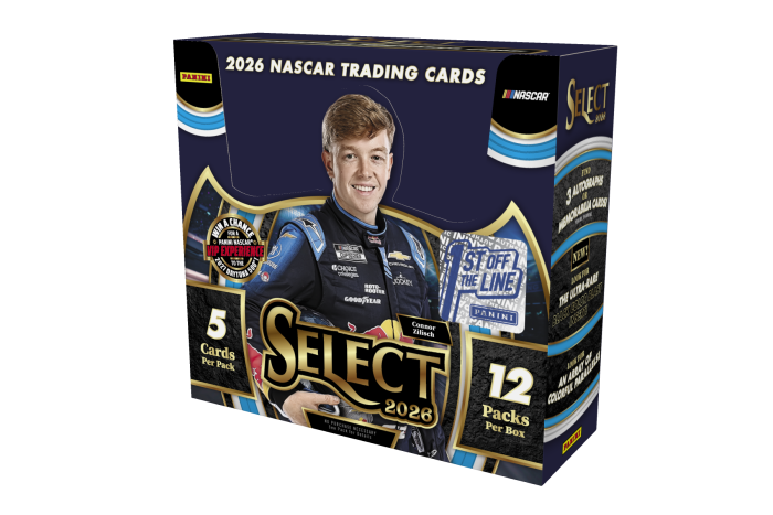 Product image for - 1st off the Line 2026 Panini Select Racing Trading Card Box