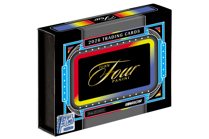 Product image for - 1st off the Line 2026 Panini Turn Four Racing Trading Card Box