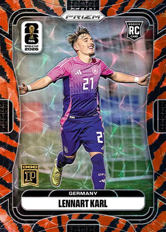 2026 Panini NFT Prizm World Cup Soccer - Rainbow - Lennart Karl NFT