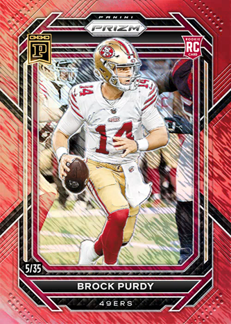 Brock Purdy 2022 Panini Prizm Rookie RC #353 49ers