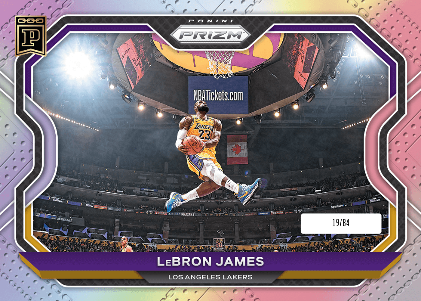 2020-21 Panini Prizm - [Base] #1 - LeBron James