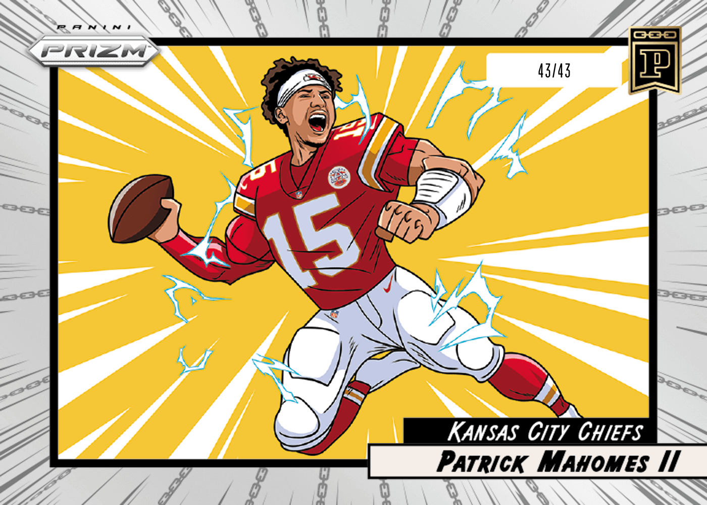 2021 Panini NFT NFL Donruss Optic - Prizm - Manga #1 - Patrick