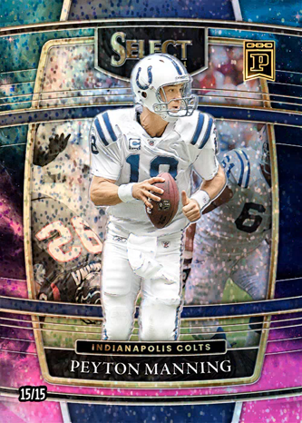 2021 Panini NFT Select Football - Base Concourse Cosmic Prizm #35 - Peyton  Manning - [15/15]