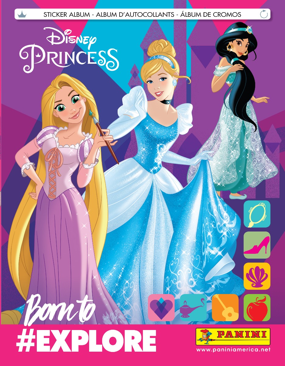 PANINI DISNEY PRINCESS Sticker & Cards 10 stickers Pochettes Princesses Sticker 
