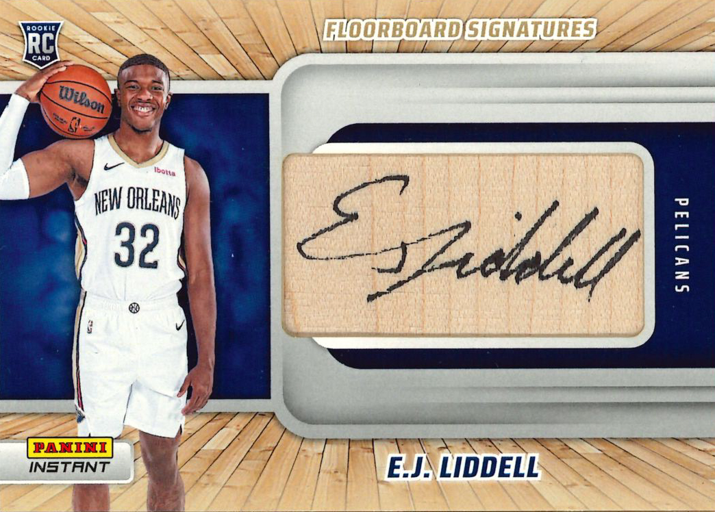 EJ Liddell - 2022-23 Floorboard Signatures - Base /5