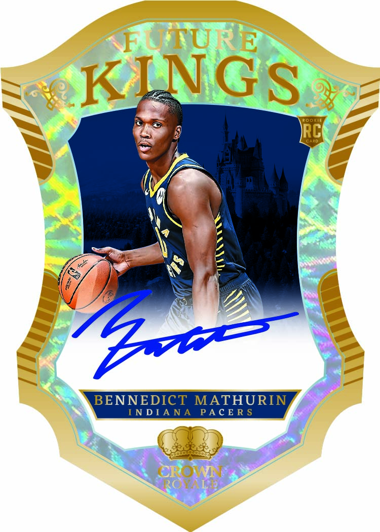 2020-21 Panini Crown Royale #CA-NMM Nate McMillan #'d /99 SP Holo Auto  Die Cut
