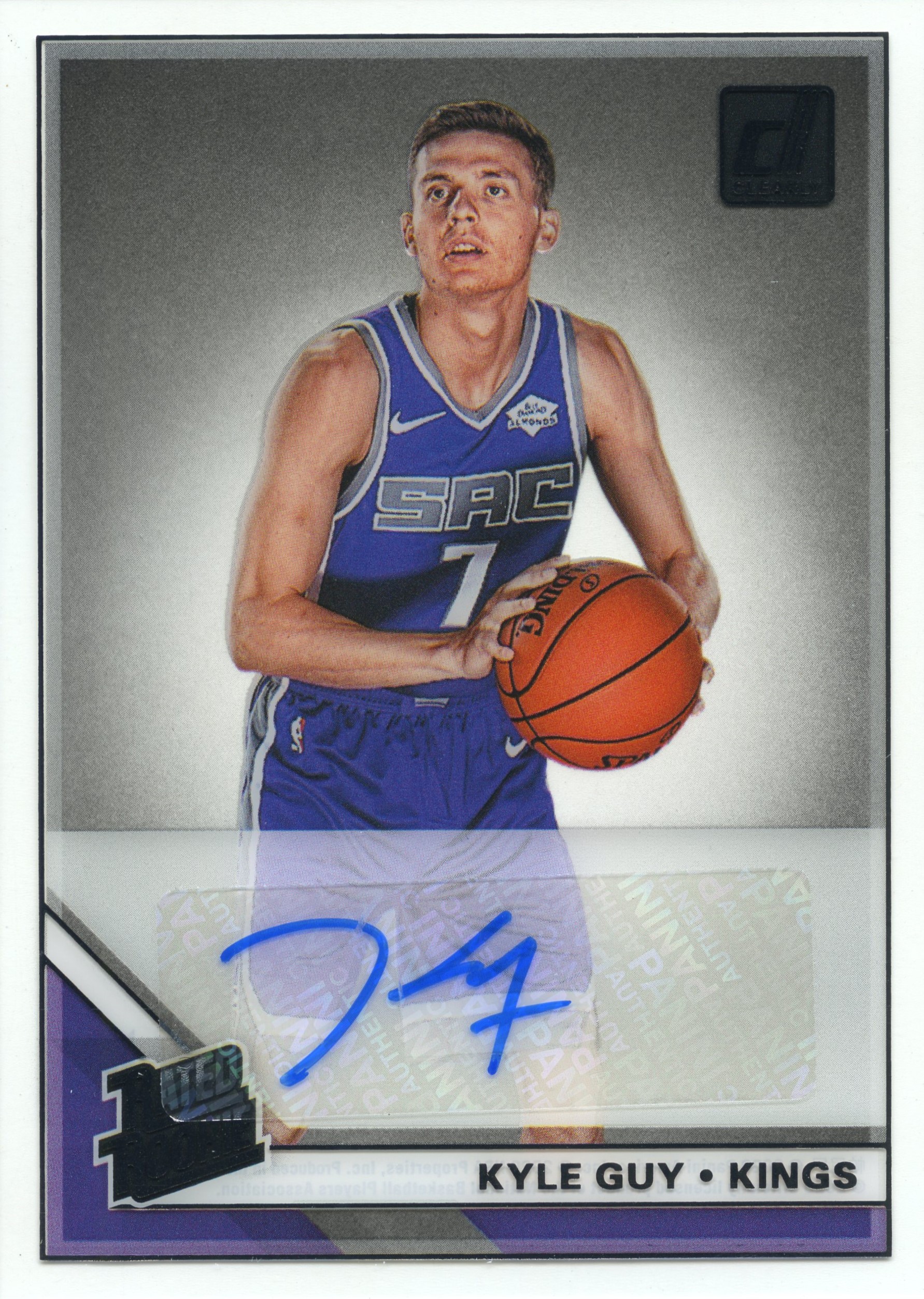 Kyle Guy - 2019-20 Clearly Donruss Clearly Rated Rookie Autographs
