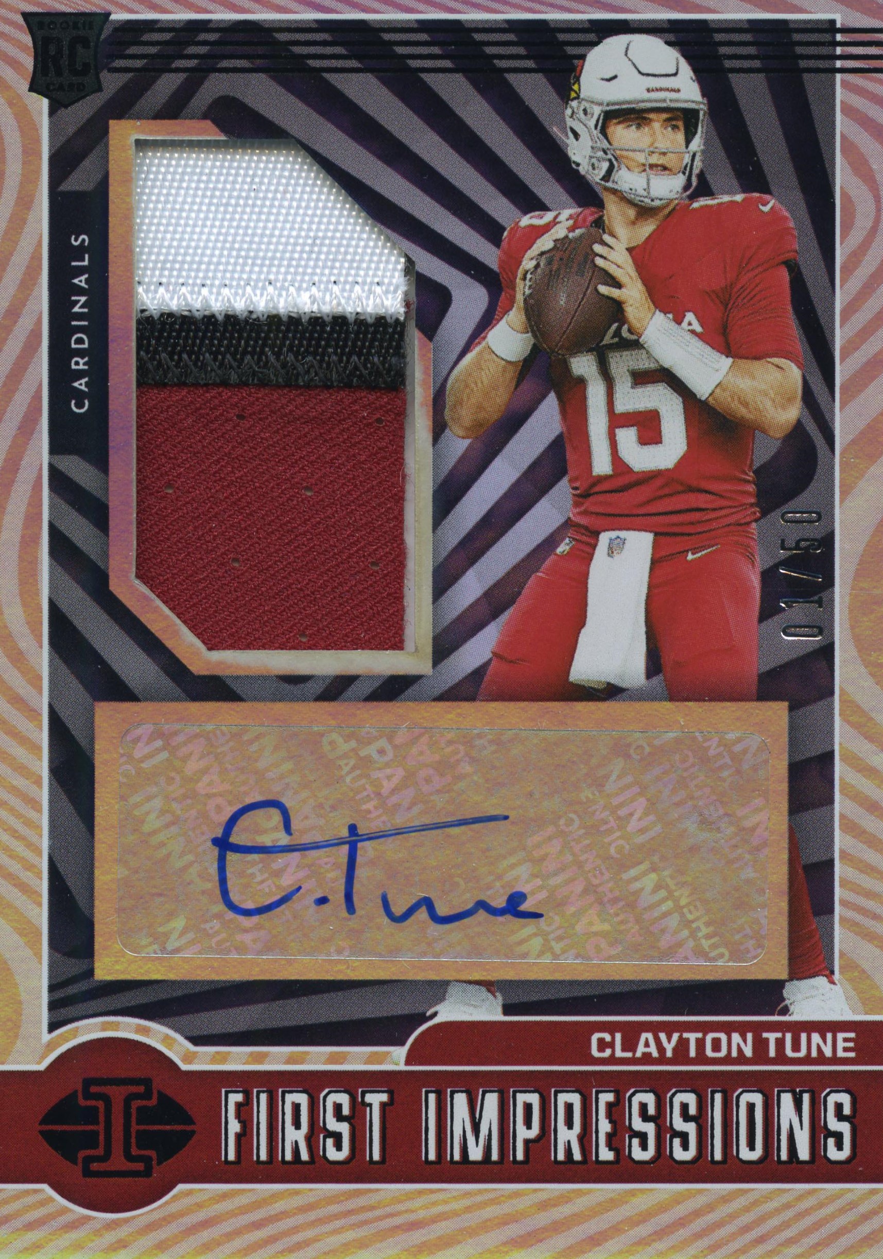 Clayton Tune - 2023 Illusions First Impressions Autographed Clayton Tune - 2023 Illusions First Impressions Autographed