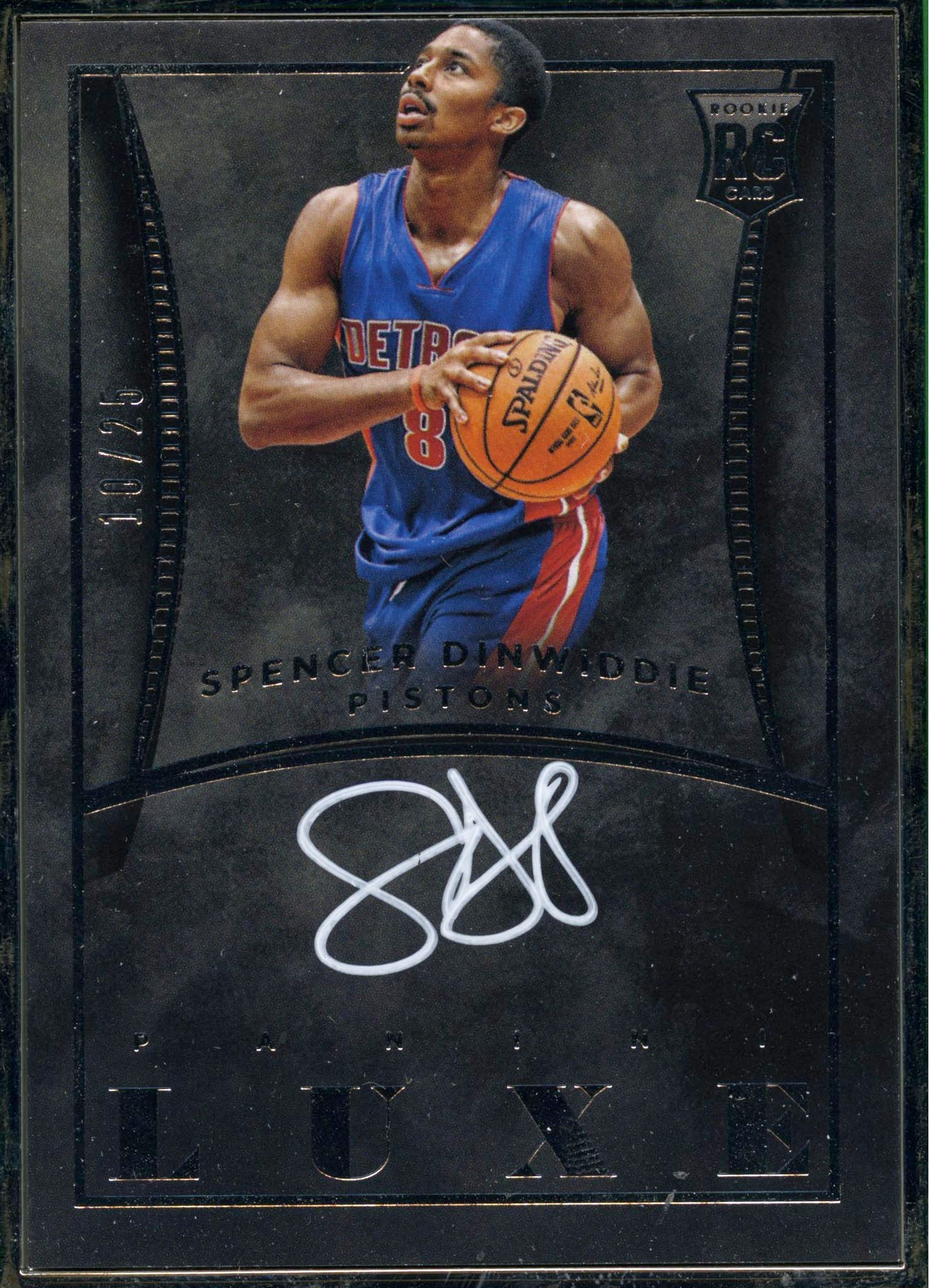 Spencer Dinwiddie - 2014 Luxe Autographs Silver