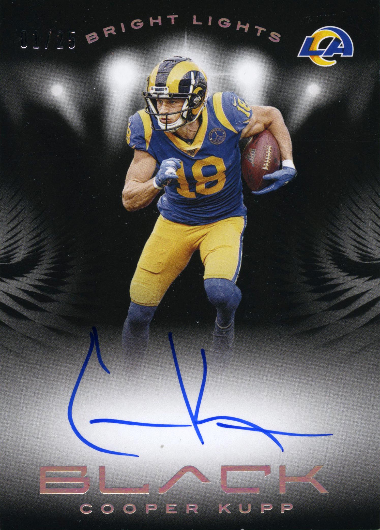 Cooper Kupp - 2020 Panini Black Bright Lights Signatures Silver