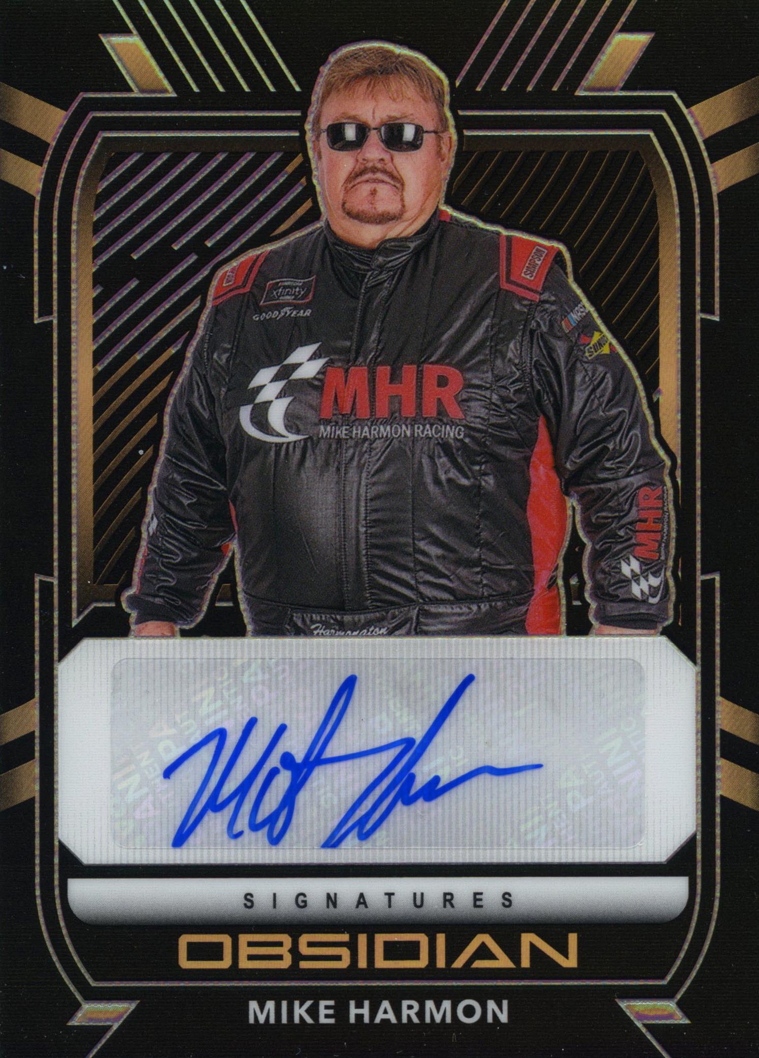 Product image for - Mike Harmon - 2021 Chronicles Racing Obsidian Signatures