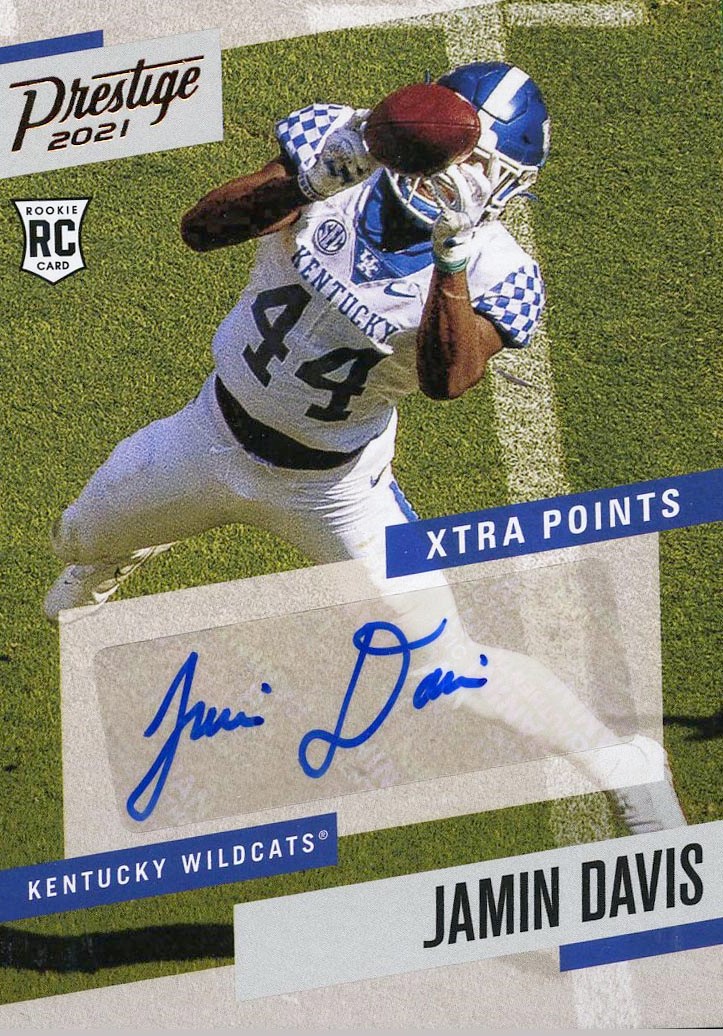 Jamin Davis - 2021 Chronicles Draft Picks Prestige Xtra Points Signatures  Bronze