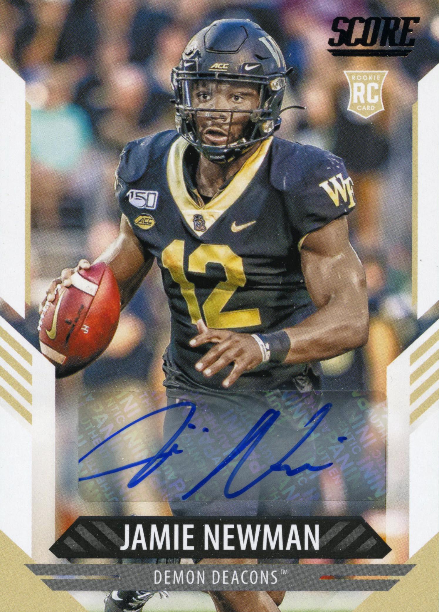 Jamie Newman - 2021 Score Rookies Signatures