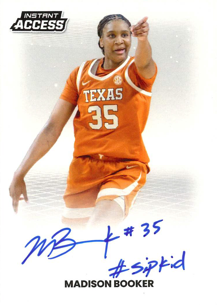 Detailed Image of Madison Booker - 2026 Panini WNBA Instant Access Autographs - 1/1 with "#SIPKID" Inscription