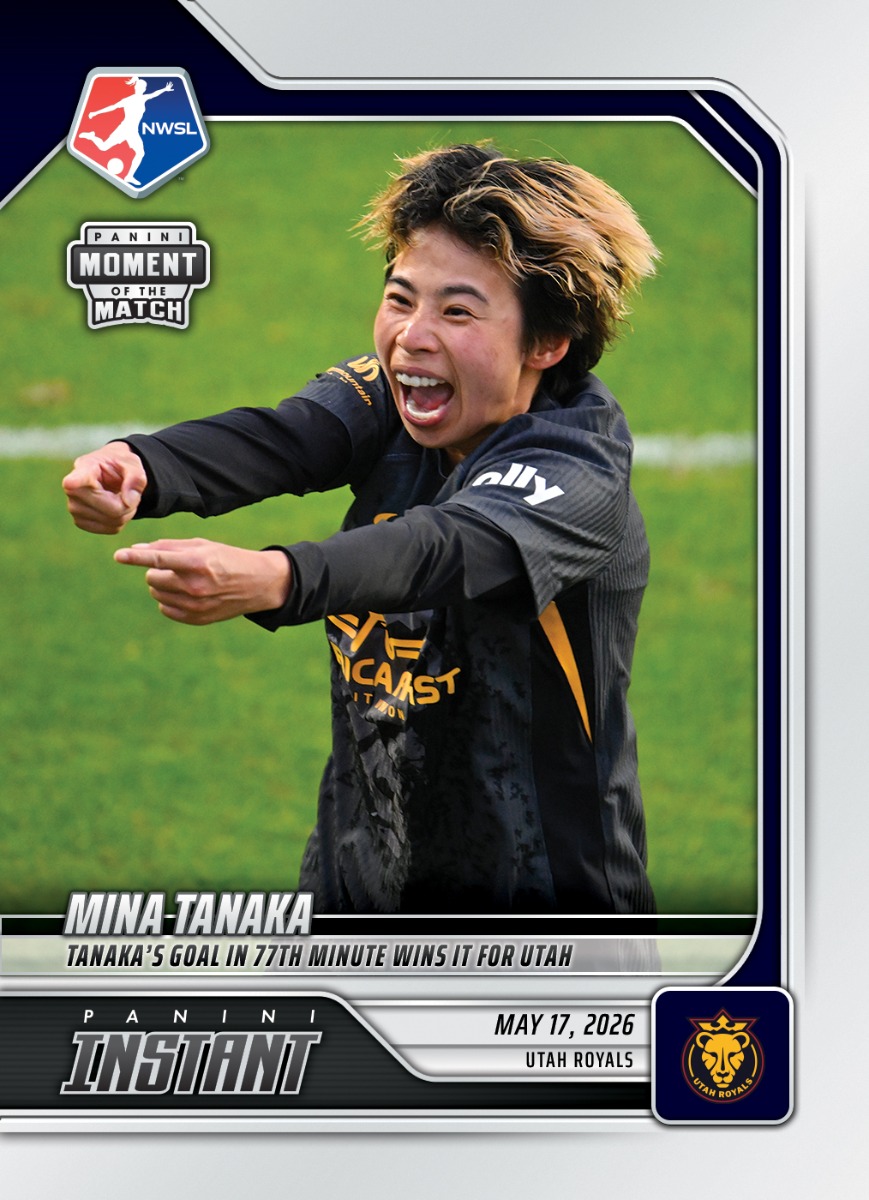 Product image for - Mina Tanaka - May 17, 2026 Moment of the Match - 2026 Panini Instant NWSL - Base