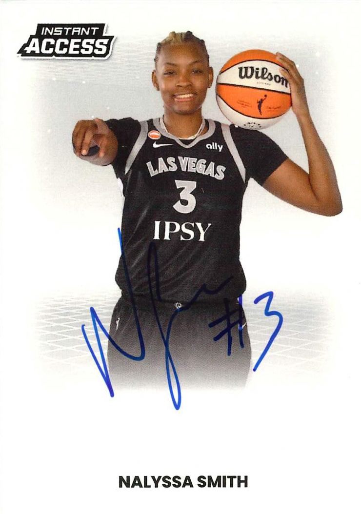 Detailed Image of Nalyssa Smith - 2026 Panini WNBA Instant Access Autographs - Base /30