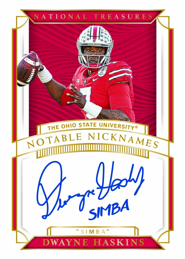 First Buzz: 2016 Panini National Treasures Collegiate football cards