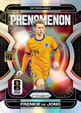 Shop Frenkie de Jong 2026 Prizm World Cup Soccer NFT