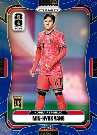 Shop Min-Hyuk Yang 2026 Prizm World Cup Soccer NFT Digital