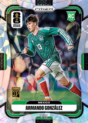 Shop Armando Gonzalez 2026 Prizm World Cup Soccer NFT