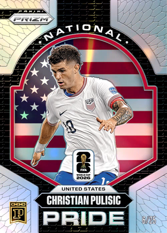 Shop Christian Pulisic 2026 Prizm World Cup Soccer NFT