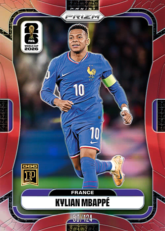 Shop Kylian Mbappe 2026 Prizm World Cup Soccer NFT Digital