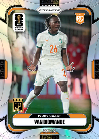 Shop Yan Diomande 2026 Prizm World Cup Soccer NFT Digital